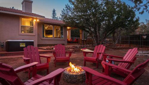 LUX Sedona Retreat - Hot tub & Game room - Foto 2, Garden