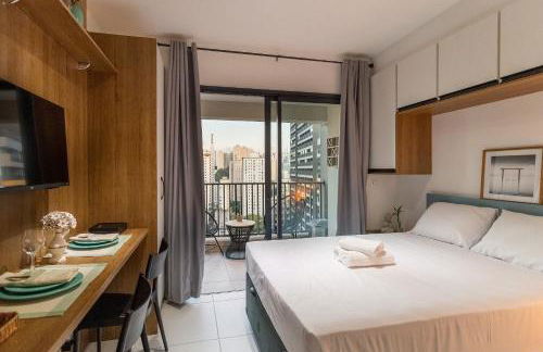 Facto Bela Vista - Studios por temporada - Foto 52