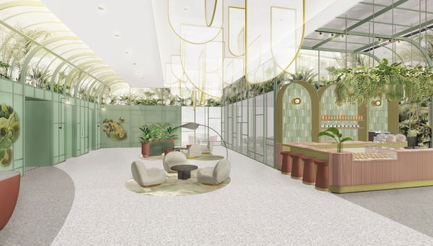 Coin salon dans le hall