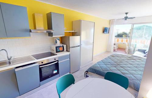 Studio avec terrasse face mer et WiFi à Menton - FR-1-196-369 - Foto 8