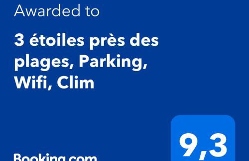 Villa 3 étoiles près des plages, Parking, Wifi, Clim - Foto 7