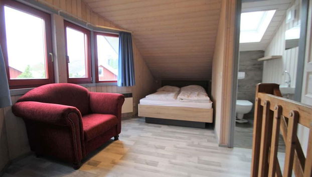 Skandinavisches Ferienhaus in Mirow - Foto 4, Habitación