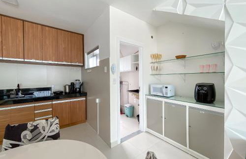 Apto Térreo com 2 quartos (ambos com ar split), sendo 1 suíte, internet privativa 300MBPS, no Residencial Vila Regina, condominio com piscina e área gourmet bem próximo a praia de Taperapuã - Foto 63