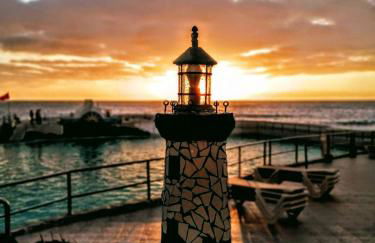 Beautiful oceanfront studio with private parking - Foto 25