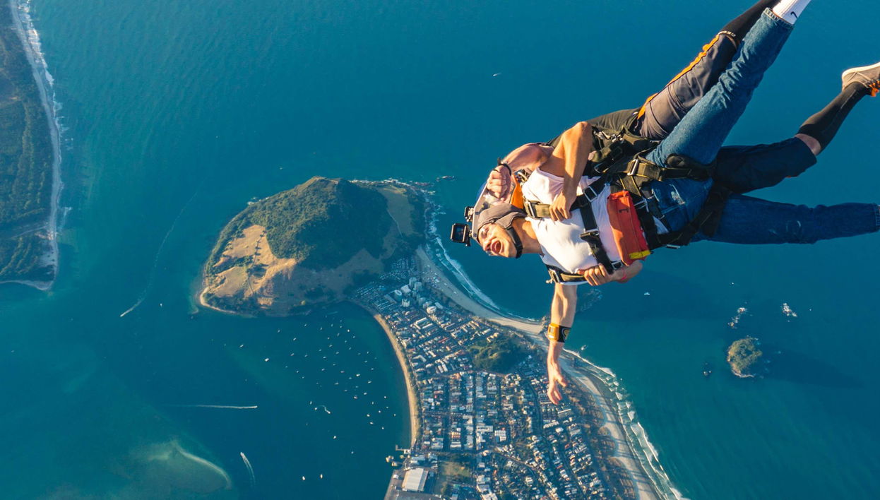 Saut en parachute à Tauranga