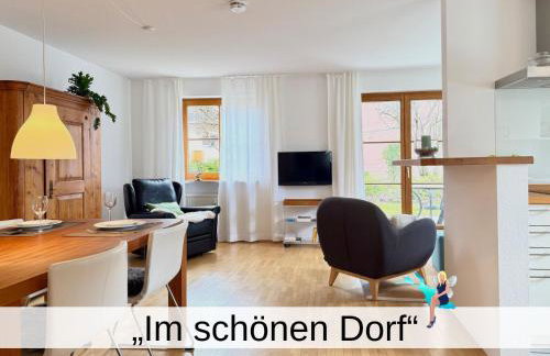 Ferienwohnung Im schönen Dorf - idyllische Lage mit Terrasse und Garten - Foto 1