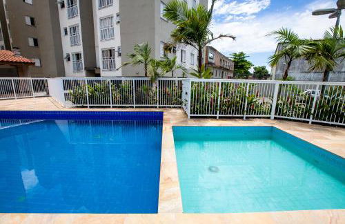 Jardim das Palmeiras, piscinas, lazer, estacionamento coberto, prox. Praia Grande - Foto 22