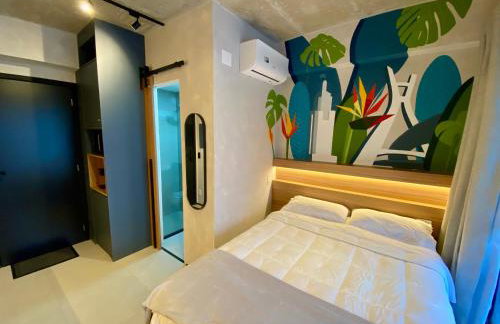 Studio 509 - Lindo studio ao lado do metro e shopping com Alexa - Foto 2