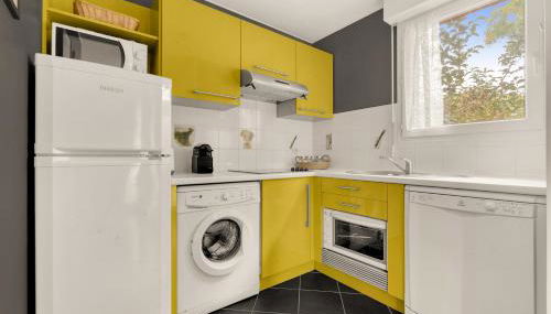 Le Jardin des Muses - T3 climatisé avec terrasse, Piscine et Parking - Foto 5, stove, dishwasher