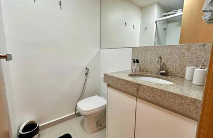 Studio Super Luxo com ar condicionado vaga piscina academia coworking etc - Photo 12