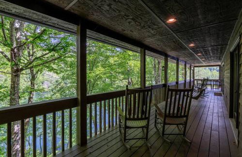 Lakefront Point Retreat on Nantahala Lake with Dock - Foto 21
