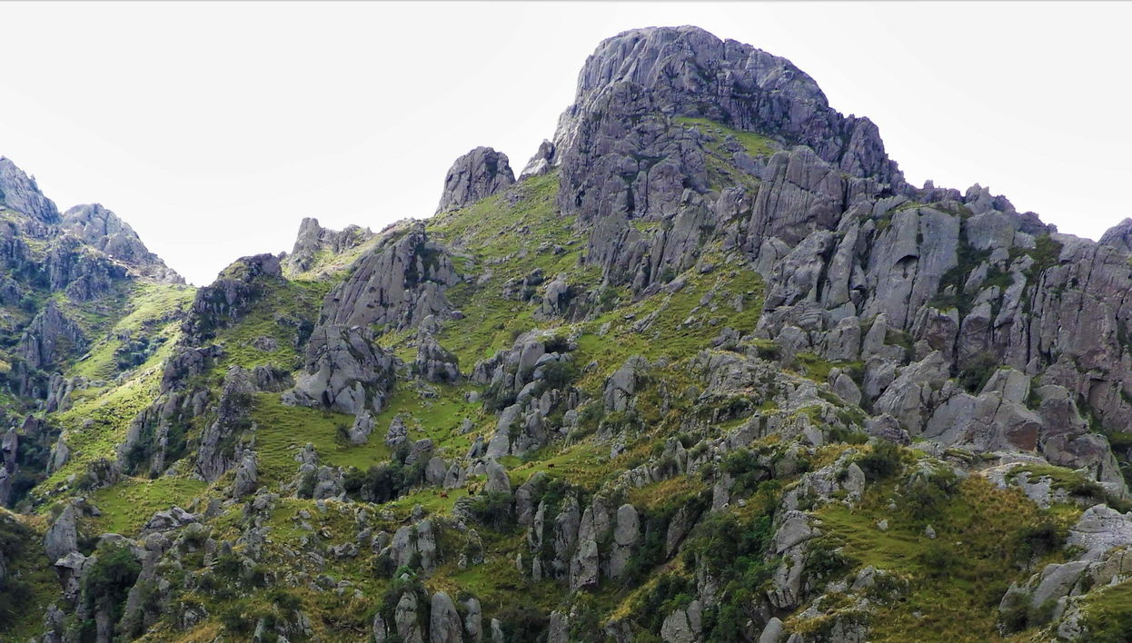 Trilha pelo maciço de Los Gigantes