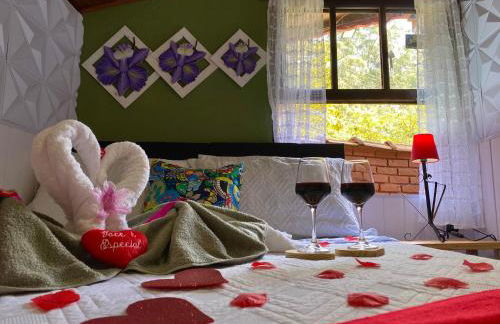 Chalé 1 Alto na Montanha, com lareira e wi-fi - Foto 41