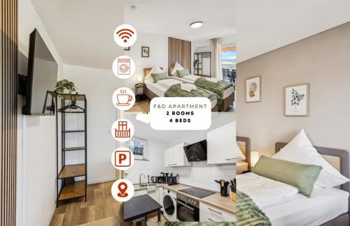 Skyview Apartment mit Balkon & Parkplatz - Foto 1