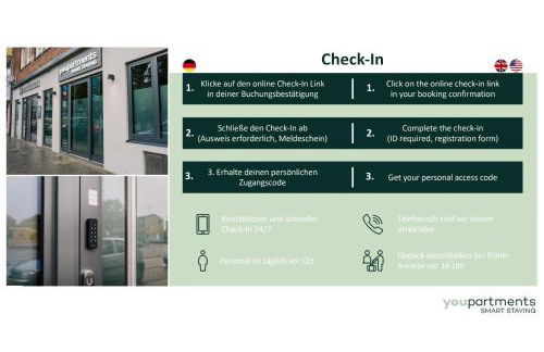 City-Studio im Innenhof mit Boxspring-Bett und Community-Raum - Foto 3