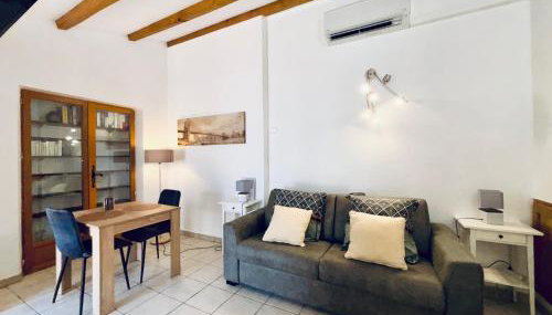 Studio 2 personnes - climatisé, terrasse, parking - Foto 5