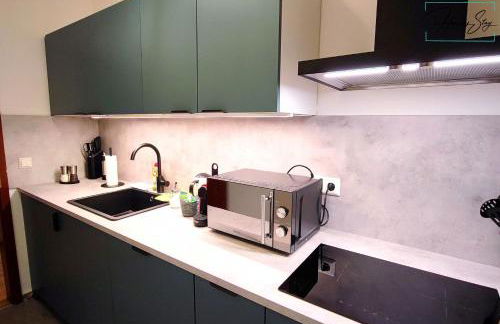 HOMELY STAY Serenity Greens - Stylisch Studio-Apartment with kitchen - 15 min from Central Station-pet friendly - Foto 5