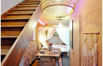 Duplex Safari jusqu'à 4 personnes, Spa XXL, day use, 5 min centre ville, cinéma, cascade et lit sous les arbres - Foto 35