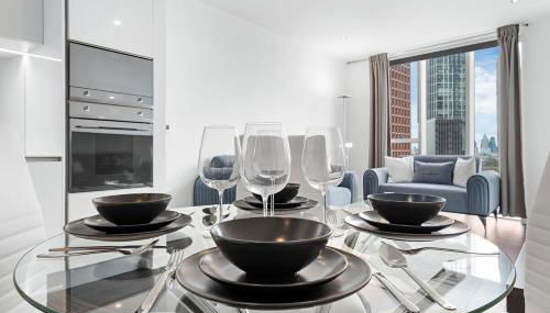 2 BR Apt By Regal Realms Short Lets & Serviced Accommodation London 18th Floor Sky View with Rooftop Access & Gym - Foto 3