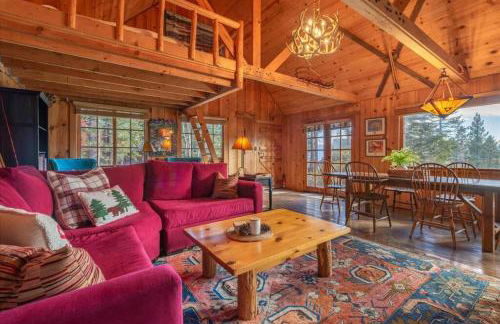 Coziest Cabin in Tahoe w Stone Fireplace Comfy Beds Close to Slopes & Lake - Foto 12