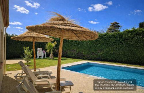 Villa piscine chauffée babyfoot pétanque ping-pong - Foto 1