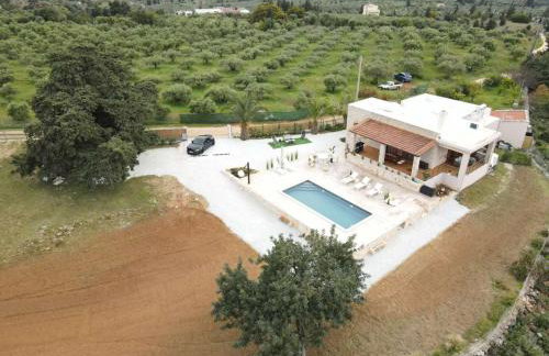 Stone villa Halepa panoramic view, private pool,big garden & quiet - Foto 31