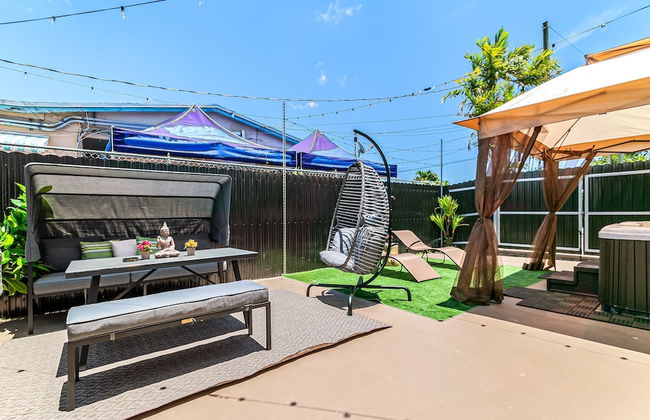 2 Bed2 Bath House with Backyard Jacuzzi - Foto 19