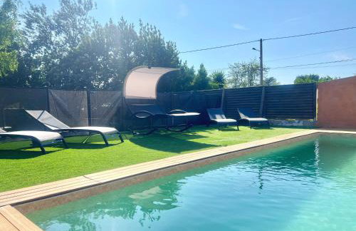 Villa Soleïa - Jardin, CLIM, 3 chambres, 8 personnes - Foto 13