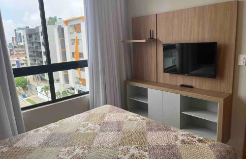 Flat espaçoso e estiloso na Praia do Bessa a uma quadra do mar! - Foto 40
