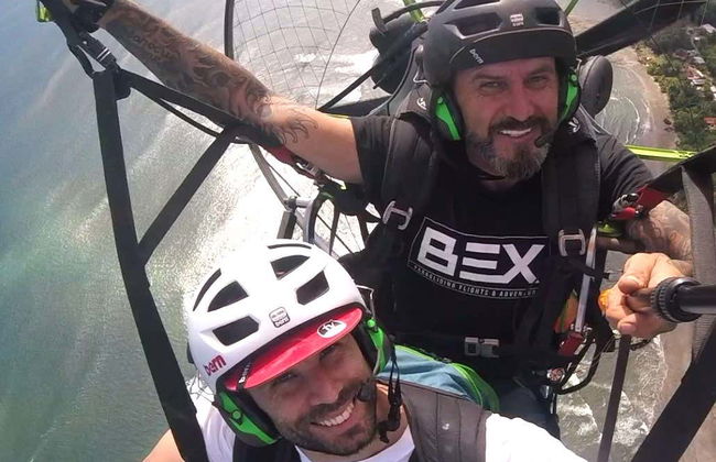 Voo de paramotor pela baía de Jacó - Foto 2