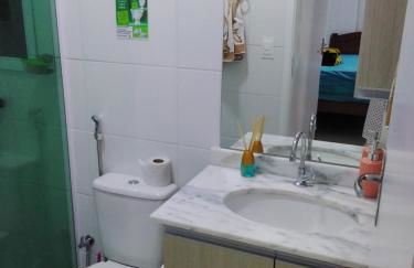 Apto Completo- 2quartos-Piscina Sauna-ar-condicionado Wi-Fi varanda gourmet-Sala de Jogos-Praia do Itagua - - Foto 41