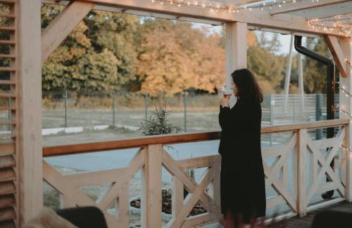 Domek Sielsko z kominkiem i jacuzzi godzinę od Warszawy - Foto 29