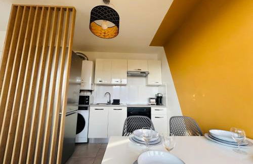 Appartement Bellevue - T2 vue montagne - calme - parking gratuit - 4 personnes - Foto 6