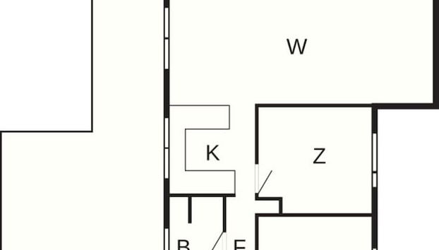 5 Person Holiday Home in Karrebaeksminde - Foto 4, Piantina