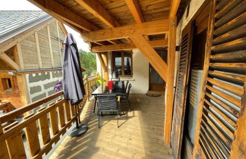 LE BLIZZARD Bel appartement avec grande terrasse dans vieille ferme de montagne rénovée - Foto 17