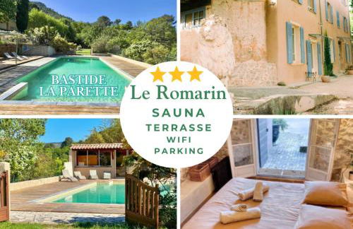 Le Romarin - Piscine, Sauna et Vue - Charme Provençal Authenticité - Bastide La Parette - Foto 1