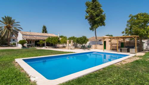 Villa Valls - Foto 3, Garden, sunbed, Garden view