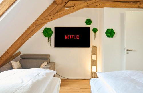 WOOD WORLD Luxury II Massage - Bergblick - Parken - Küche - Light Show - Trampolin - Foto 18