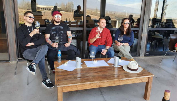 Desfrutando dos vinhos do Vale do Uco