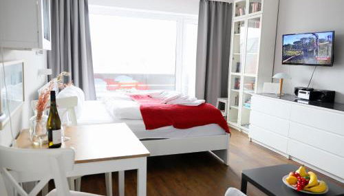 Helle, 1- Zimmer Appartement mit Doppelbett - Foto 3