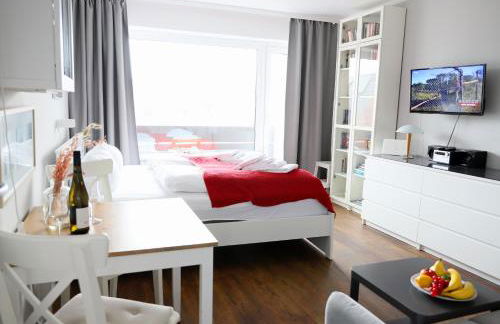 Helle, 1- Zimmer Appartement mit Doppelbett - Foto 3