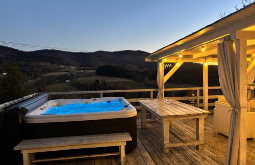 Koperkowy Raj Beskid Wyspowy Domek Małopolska Jacuzzi Playroom - Foto 73