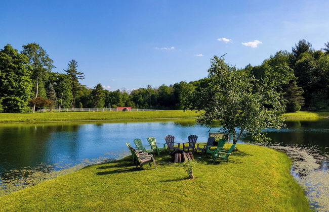 Secluded Berkshires Estate + Private Pond/pool,theater, Gym Sunny Pond - Foto 42