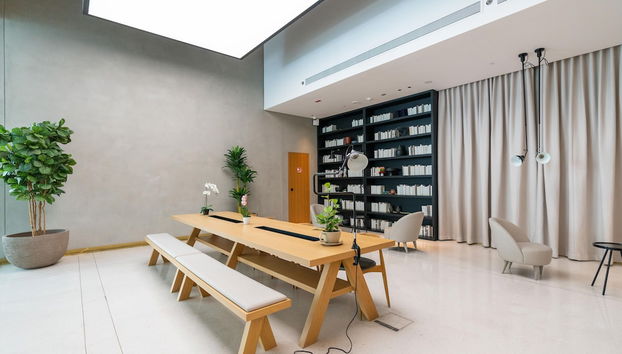 Zona de estar del vestíbulo