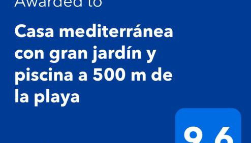 Casa mediterránea con gran jardín y piscina a 500 m de la playa - Foto 2