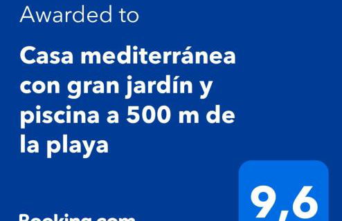 Casa mediterránea con gran jardín y piscina a 500 m de la playa - Foto 2