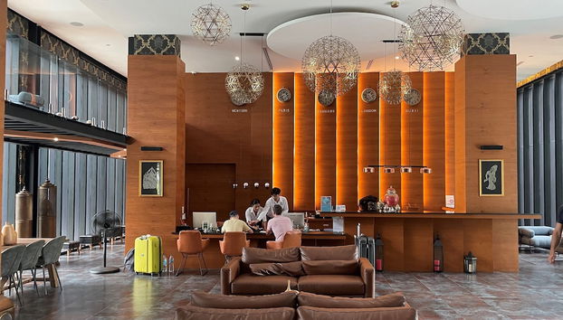 Sala de estar do lobby