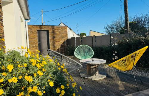 Confortable maison rénovée, jardin clos, 1km plage - Foto 14