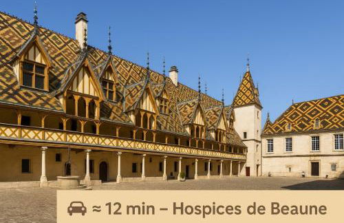 Les Nuits en Grands Crus Appartement cosy, près de Beaune, au cœur des vignes - Foto 4