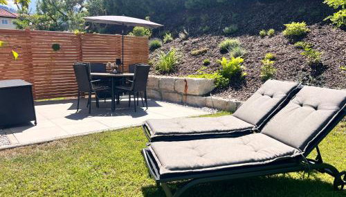 Servus in der Wiesenstrasse inklusive Chiemgaukarte - Photo 3, Garden, sunbed, Garden view